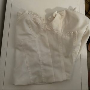I AM GIA White Corset
